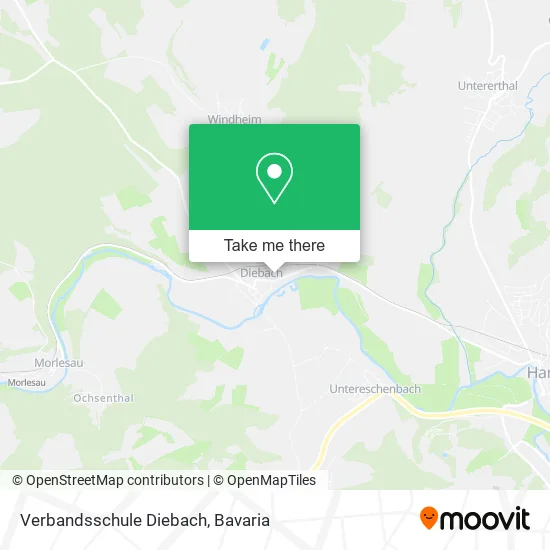 Карта Verbandsschule Diebach