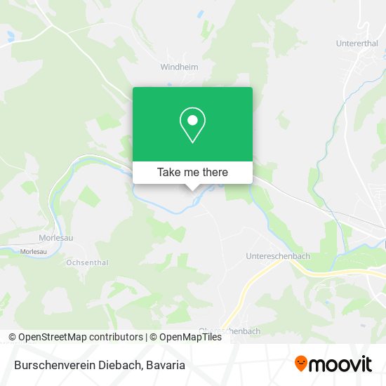 Burschenverein Diebach map
