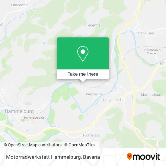 Карта Motorradwerkstatt Hammelburg