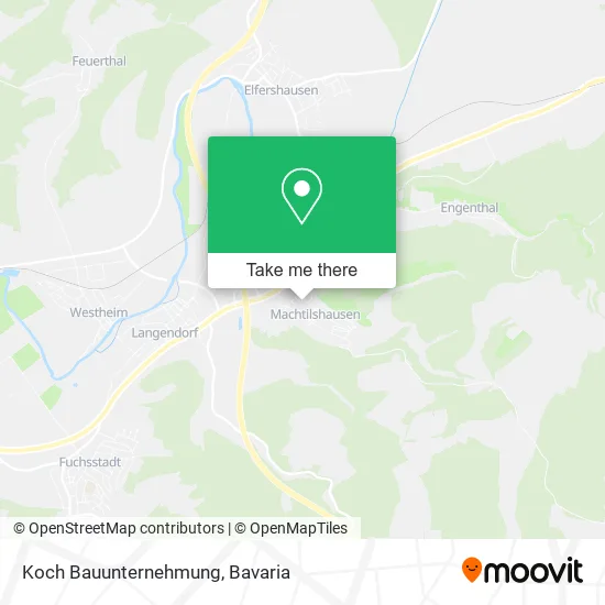 Карта Koch Bauunternehmung