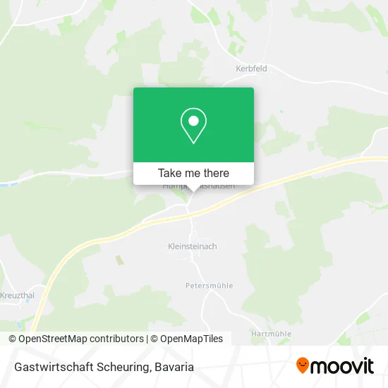 Карта Gastwirtschaft Scheuring
