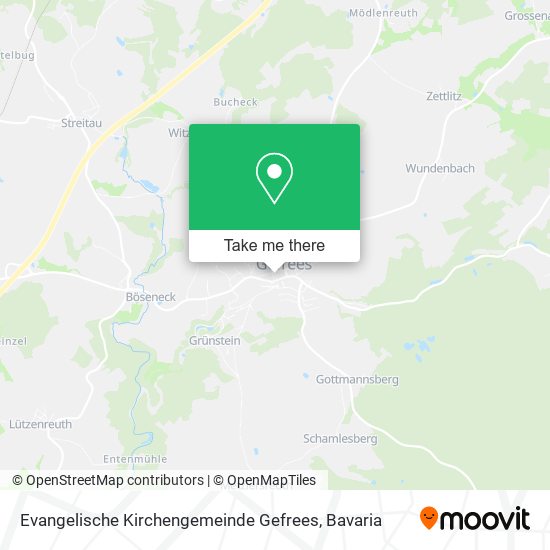 Evangelische Kirchengemeinde Gefrees map