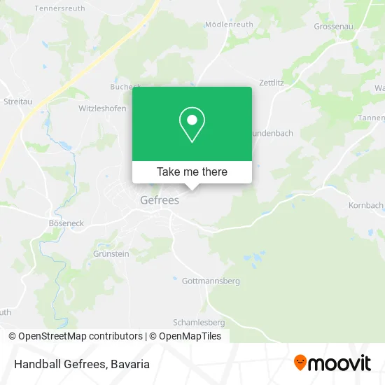 Карта Handball Gefrees