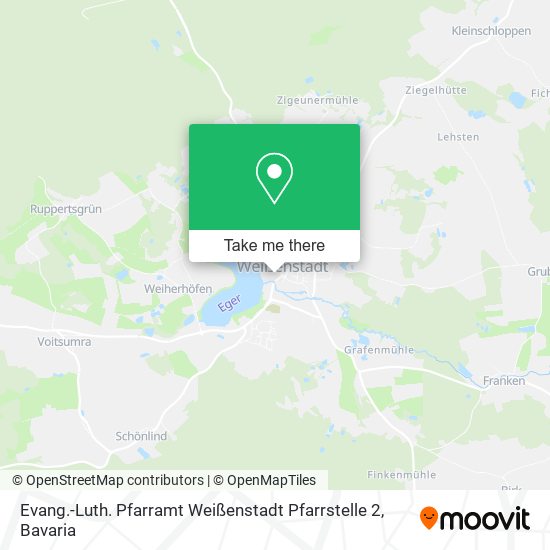 Evang.-Luth. Pfarramt Weißenstadt Pfarrstelle 2 map