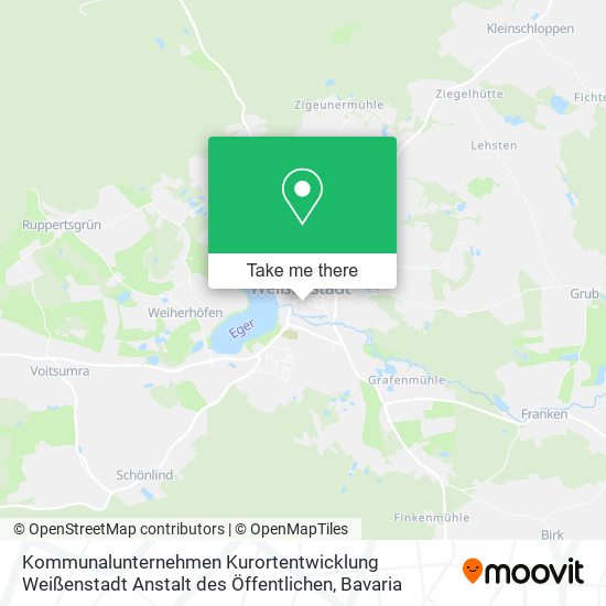 Kommunalunternehmen Kurortentwicklung Weißenstadt Anstalt des Öffentlichen map