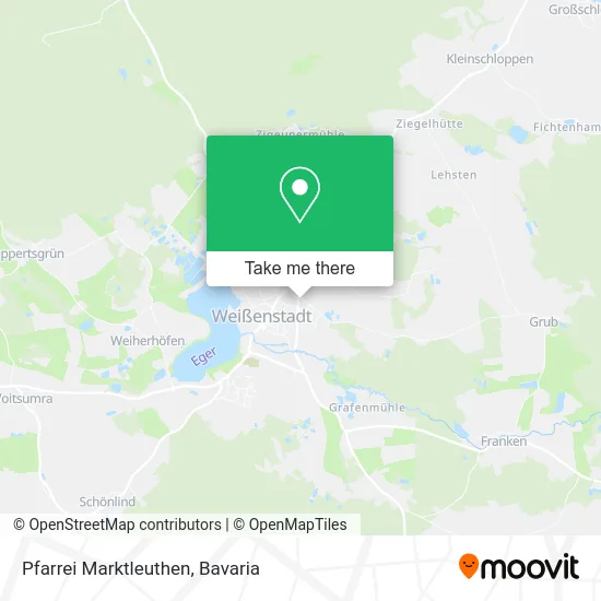 Карта Pfarrei Marktleuthen