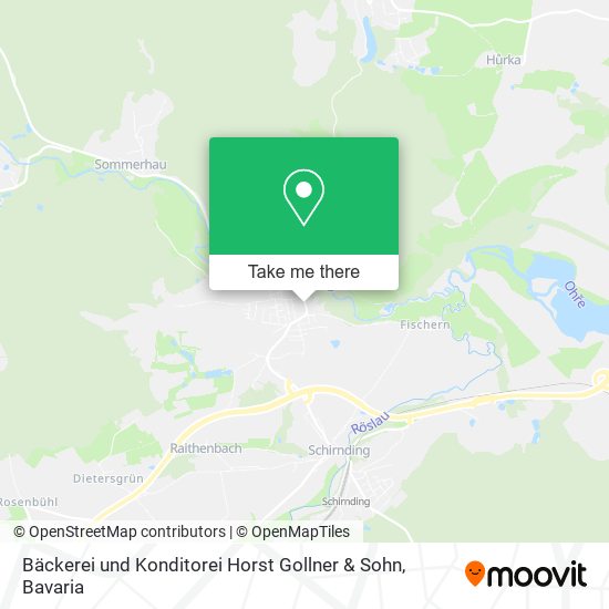 Bäckerei und Konditorei Horst Gollner & Sohn map