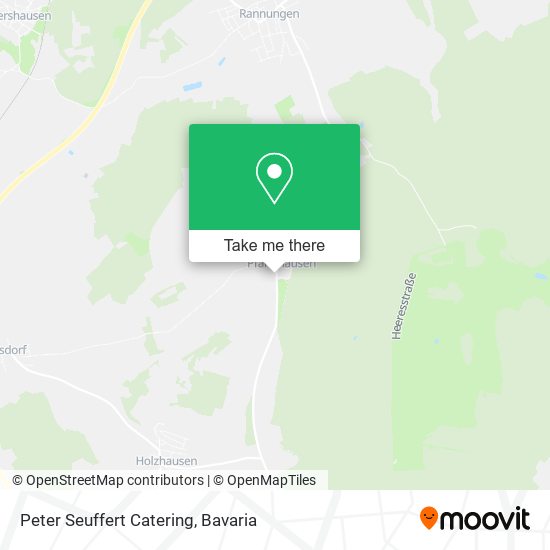 Peter Seuffert Catering map