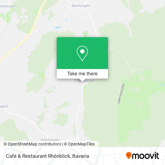Café & Restaurant Rhönblick map