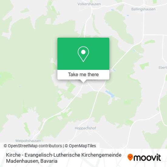 Kirche - Evangelisch-Lutherische Kirchengemeinde Madenhausen map