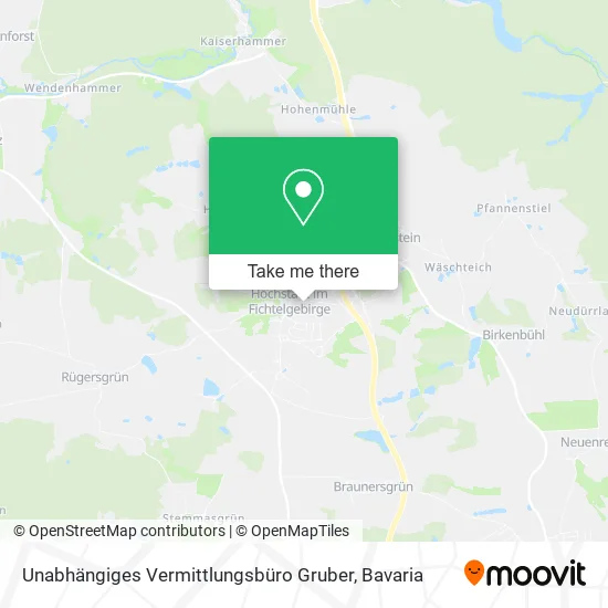 Карта Unabhängiges Vermittlungsbüro Gruber