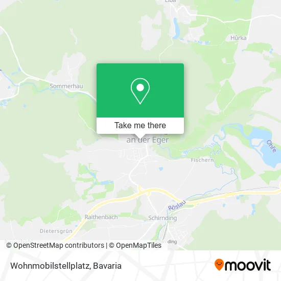 Карта Wohnmobilstellplatz