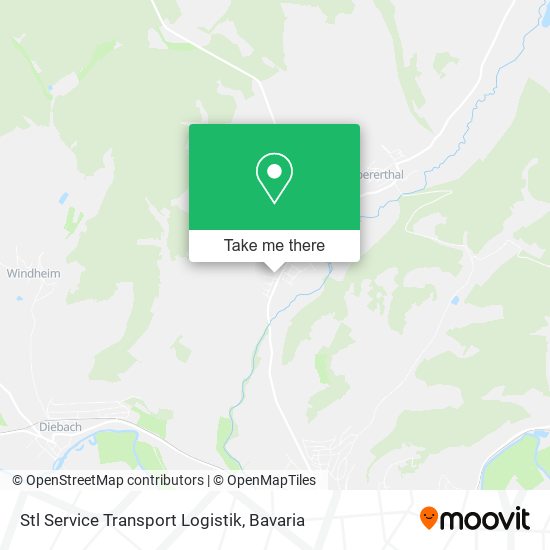 Stl Service Transport Logistik map