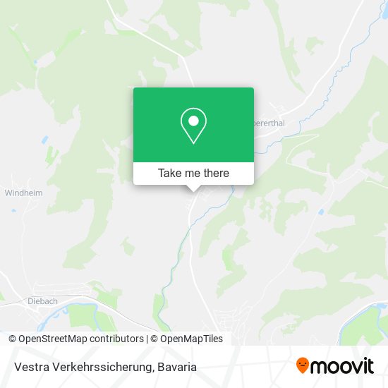 Vestra Verkehrssicherung map