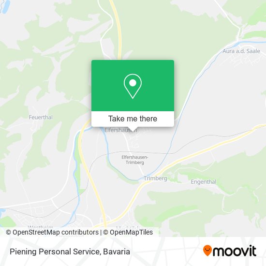 Карта Piening Personal Service