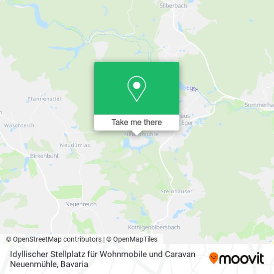 Idyllischer Stellplatz für Wohnmobile und Caravan Neuenmühle map