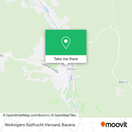 Weikingers Südfrucht-Versand map