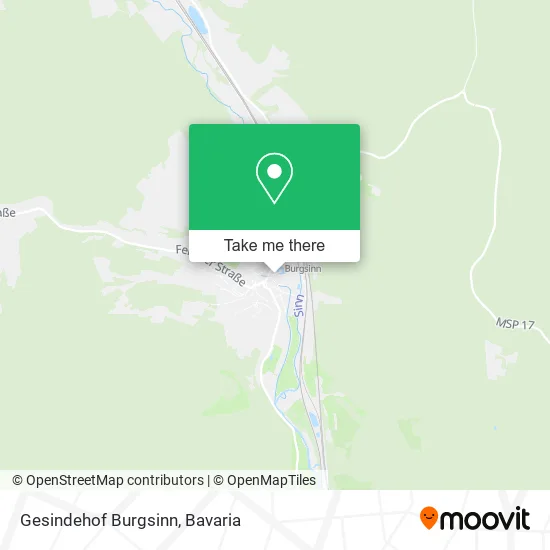 Gesindehof Burgsinn map