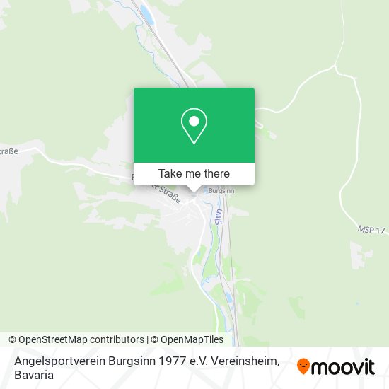 Angelsportverein Burgsinn 1977 e.V. Vereinsheim map