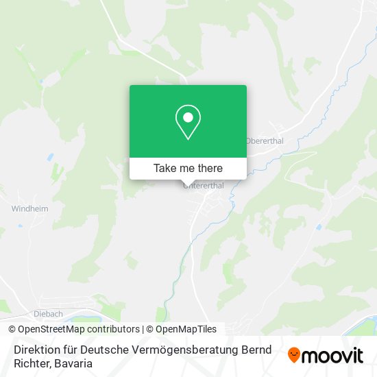Direktion für Deutsche Vermögensberatung Bernd Richter map