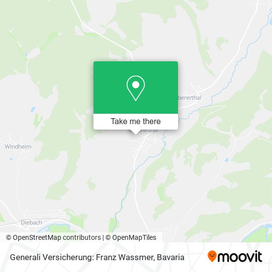 Generali Versicherung: Franz Wassmer map