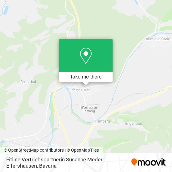 Fitline Vertriebspartnerin Susanne Meder Elfershausen map