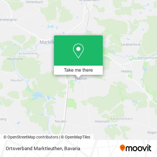 Карта Ortsverband Marktleuthen