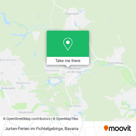 Jurten-Ferien im Fichtelgebirge map