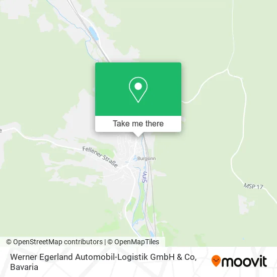 Карта Werner Egerland Automobil-Logistik GmbH & Co