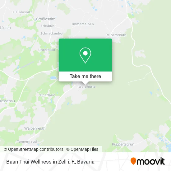 Карта Baan Thai Wellness in Zell i. F.
