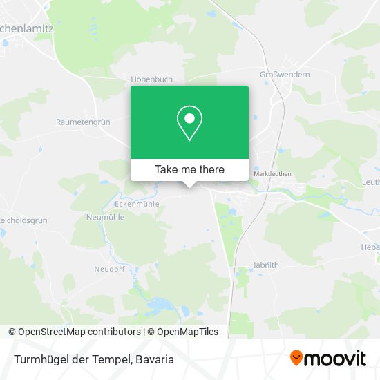 Turmhügel der Tempel map