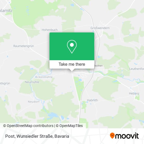Post, Wunsiedler Straße map