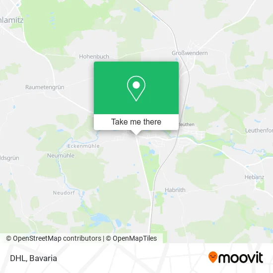 Карта DHL