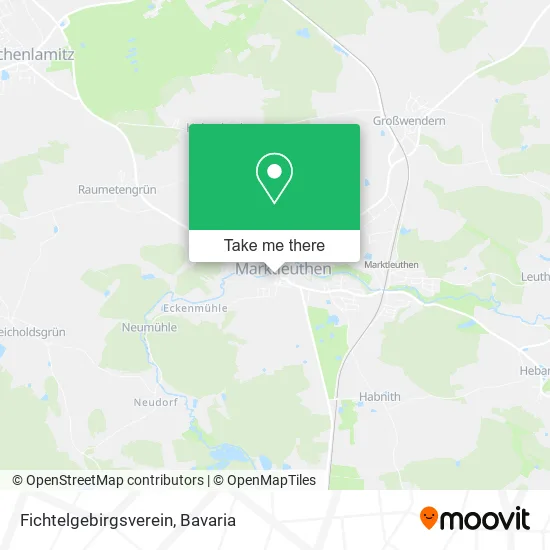 Fichtelgebirgsverein map