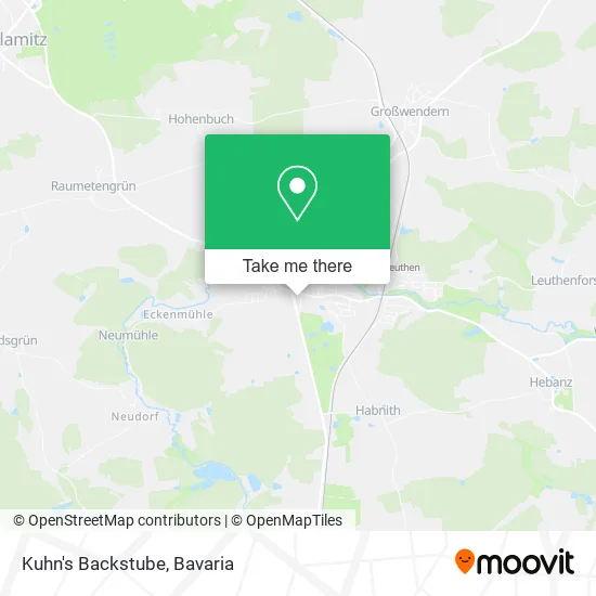 Карта Kuhn's Backstube