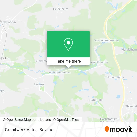 Карта Granitwerk Vates
