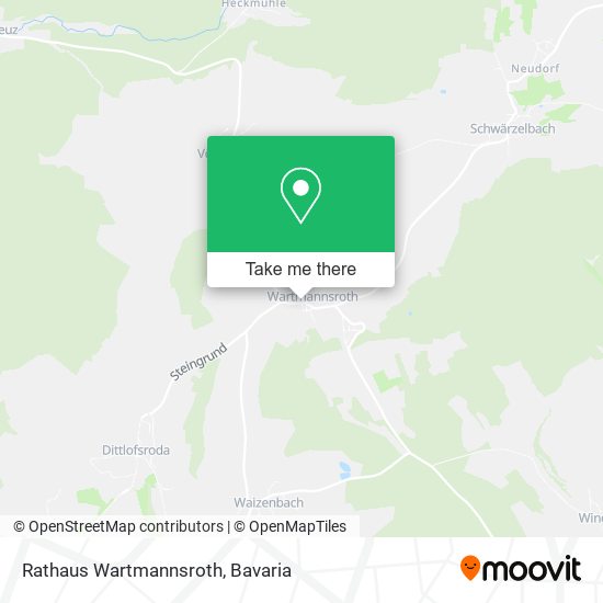 Rathaus Wartmannsroth map