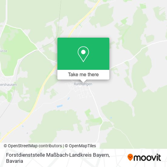 Forstdienststelle Maßbach-Landkreis Bayern map