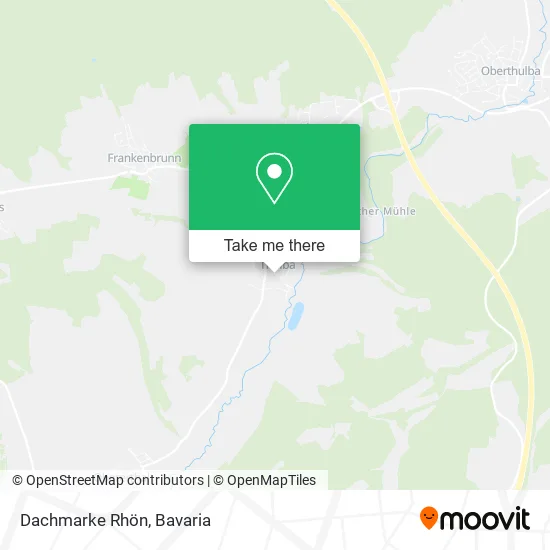 Карта Dachmarke Rhön
