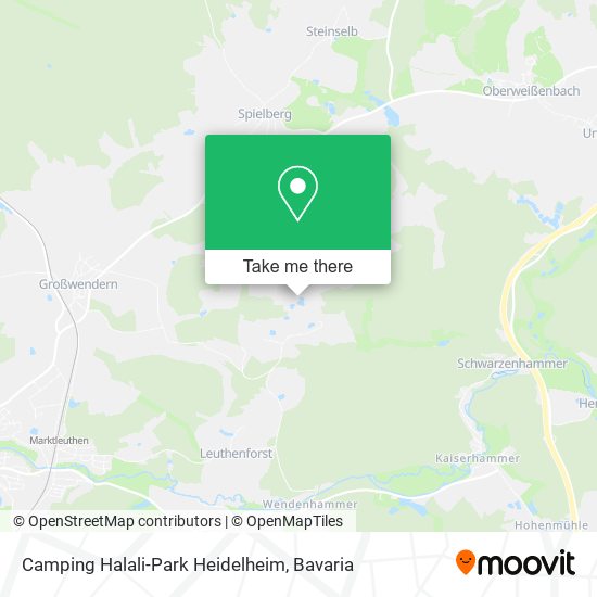 Карта Camping Halali-Park Heidelheim