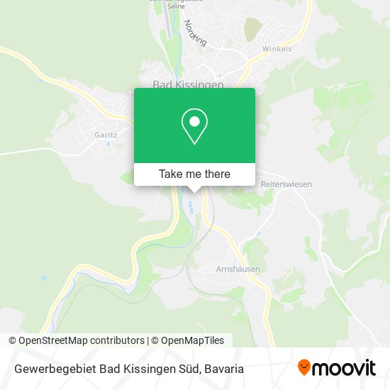 Карта Gewerbegebiet Bad Kissingen Süd