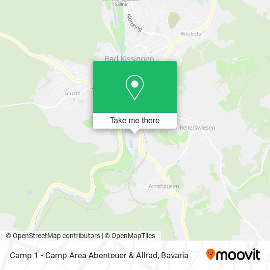 Camp 1 - Camp Area Abenteuer & Allrad map