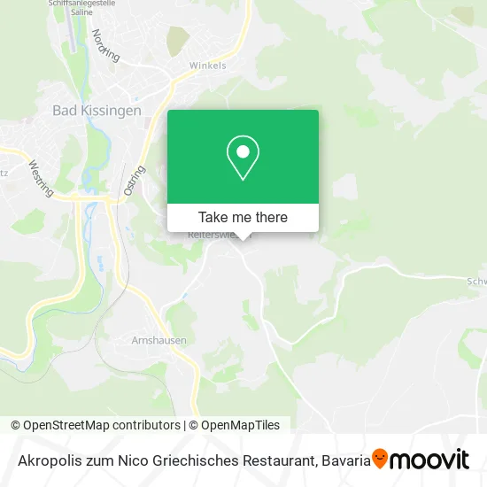 Карта Akropolis zum Nico Griechisches Restaurant
