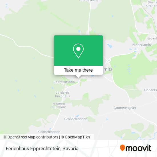 Ferienhaus Epprechtstein map