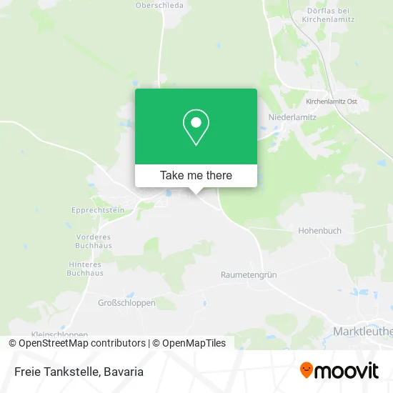 Карта Freie Tankstelle