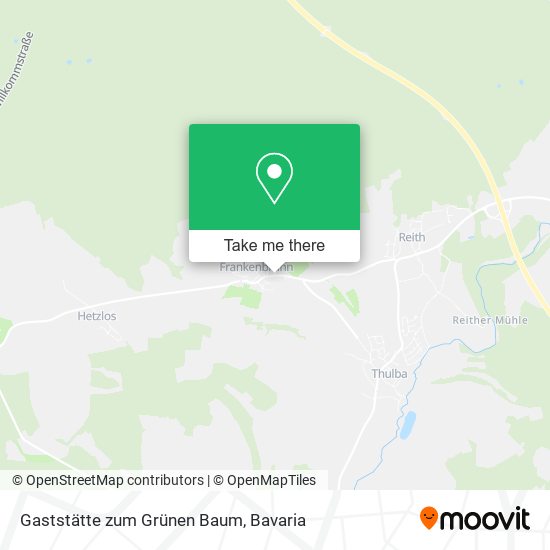 Gaststätte zum Grünen Baum map