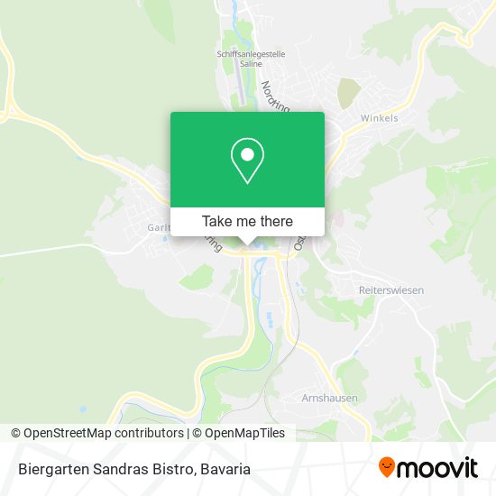 Biergarten Sandras Bistro map