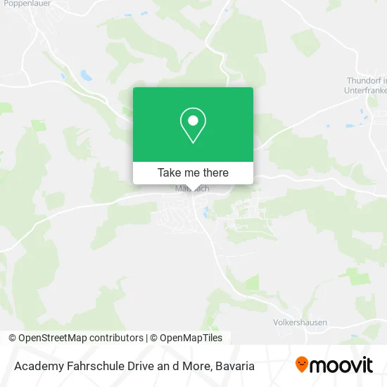 Карта Academy Fahrschule Drive an d More