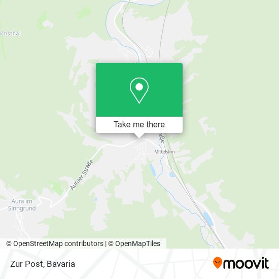 Zur Post map