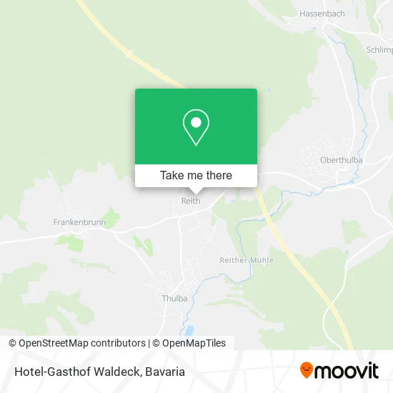 Карта Hotel-Gasthof Waldeck